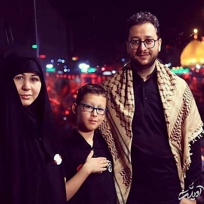 سیدبشیر حسینی و همسر و فرزندش سیدبشیر حسینی و همسرش